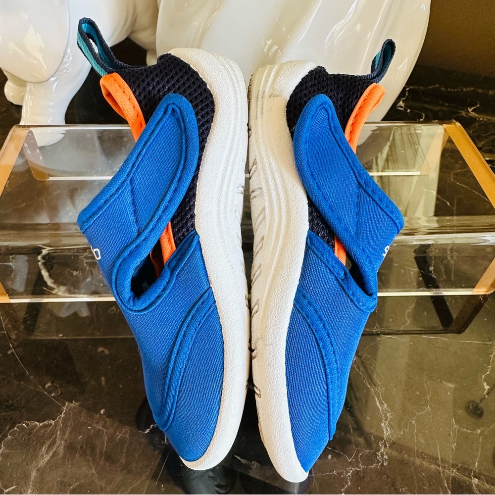 SPEEDO TODDLER HYBRID WATER SHOES SIZE MEDIUM BLUE NEOPRENE 7” LENGTH GREAT - Picture 6 of 12